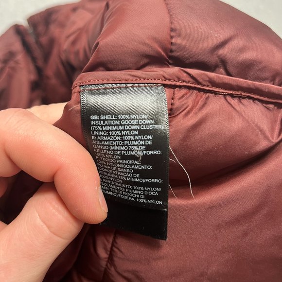 The North Face Jacket Womens Small Red Parka Puffer 550 Goose Down Hooded - Picture 13 of 15